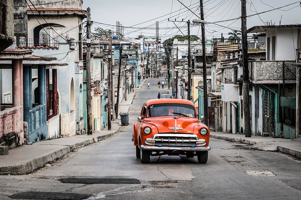 Cuba, Havana. Regla district. Vintage 1952 Chevrolet Styeline